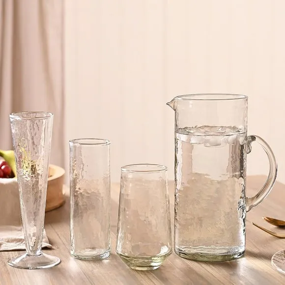 Set of 4 Highball Glasses - Clear, Glass