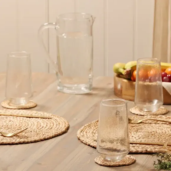 Set of 4 Highball Glasses - Clear, Glass