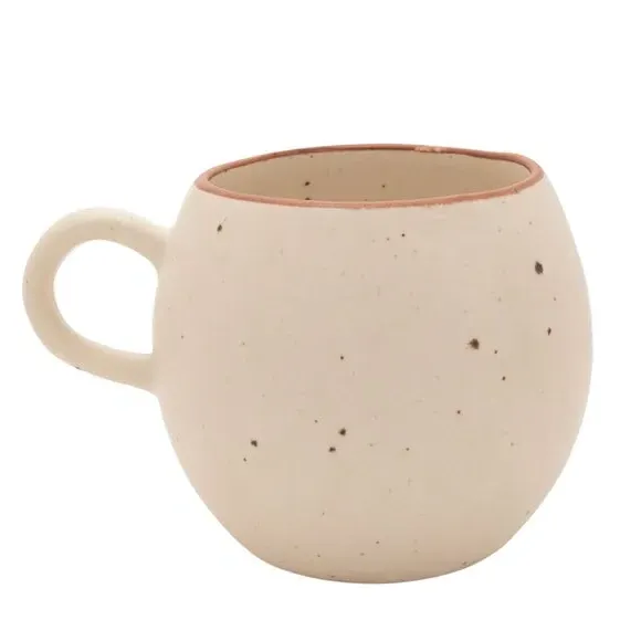 Set of 4 Mugs - White, Stoneware image