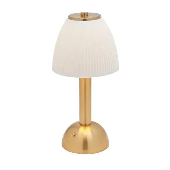 Touch Table Lamp Rechargeable LED - White, Bronze