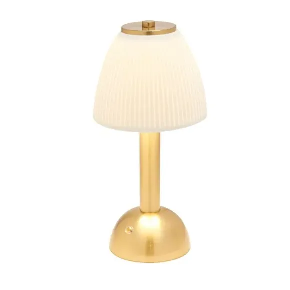 Touch Table Lamp Rechargeable LED - White, Bronze