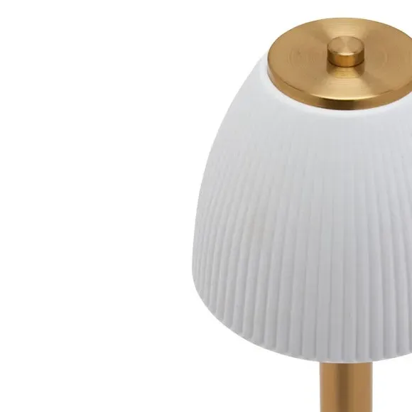 Touch Table Lamp Rechargeable LED - White, Bronze
