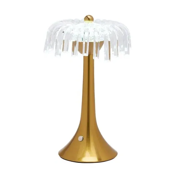 Touch Table Lamp with Crystal Trim - Bronze