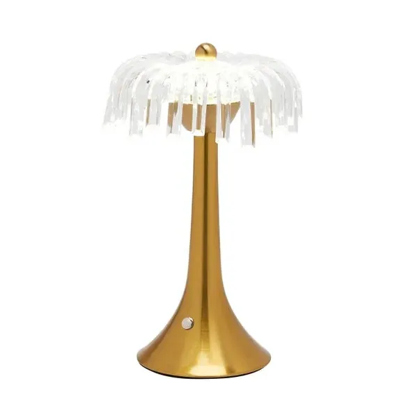 Touch Table Lamp with Crystal Trim - Bronze