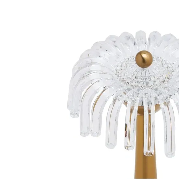 Touch Table Lamp with Crystal Trim - Bronze
