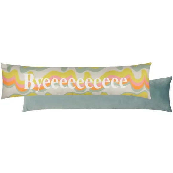 Printed Cushion with Velvet Reverse - Multicolor