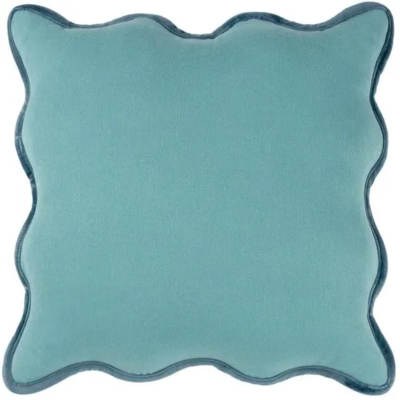 Reversible Cushion with Wiggle Design - Mineral