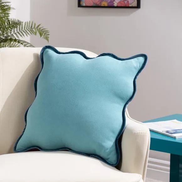 Reversible Cushion with Wiggle Design - Mineral