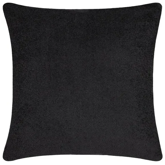 Square Cushion with Eye Design - Pink, Boucle