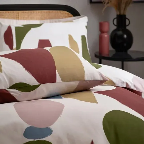 Duvet Cover & Pillowcase Set - Multicolor, Cotton