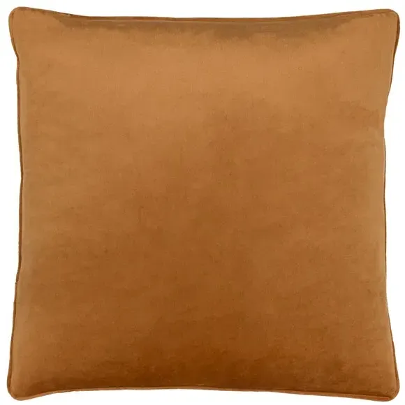 Square Cushion with Jacquard - Bronze, Boucle