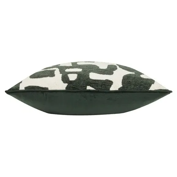Square Cushion with Jacquard - Ivy, Boucle