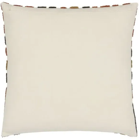 Square Tufted Cushion - Copper, Cotton