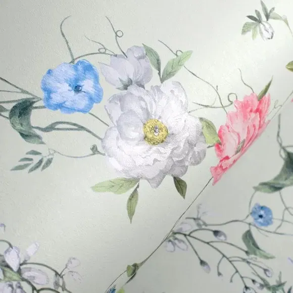 Botanical Wallpaper - Green, Paper
