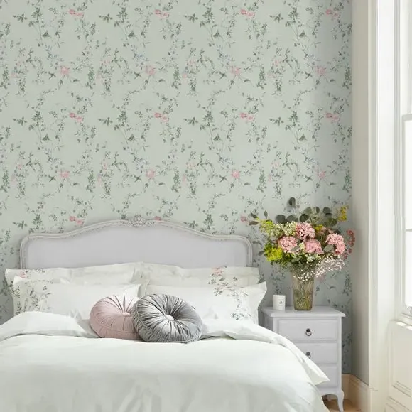 Botanical Wallpaper - Green, Paper image