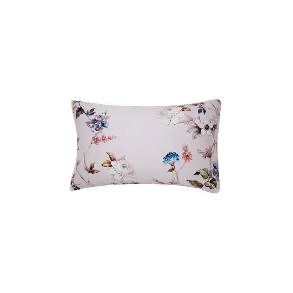 Duvet Cover Set with Floral Print - Blush, Cotton