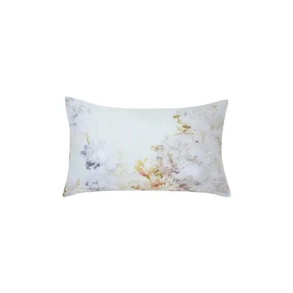 Duvet Cover Set with Floral Print - Natural, Cotton