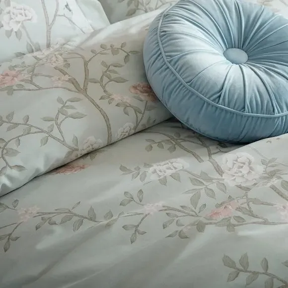 Duvet Cover Set with Pillowcase - Green, Cotton