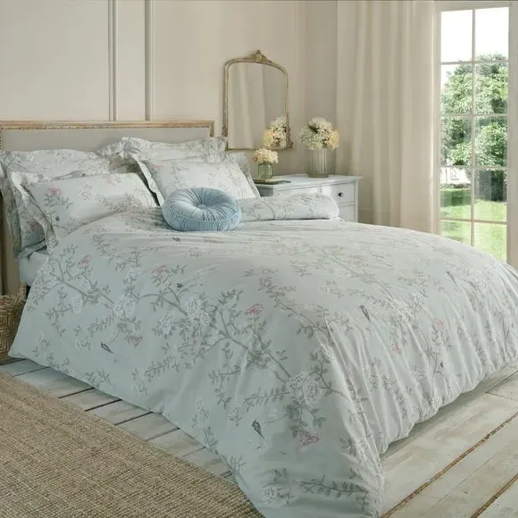 Duvet Cover Set with Pillowcase - Green, Cotton image