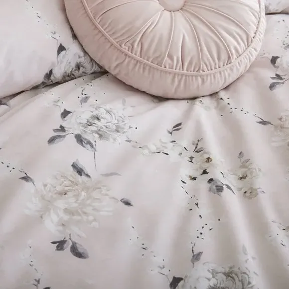 Duvet Cover Set with Pillowcase - Pink, Cotton