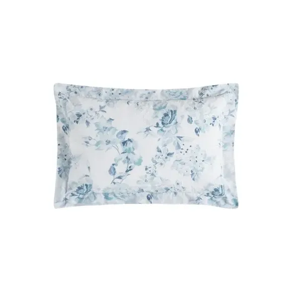 Reversible Duvet Cover Set - Blue, Polycotton