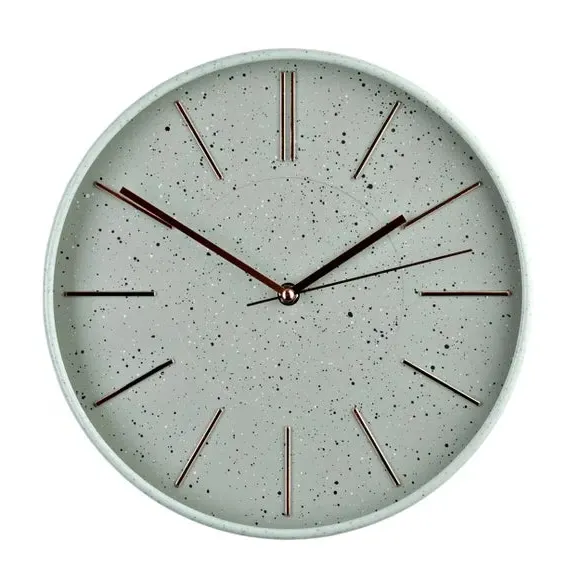 Wall Clock with Roman Numerals - Green, Metal image