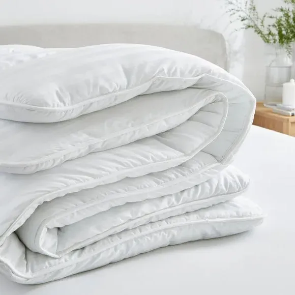 10.5 Tog Duvet Anti-Allergy - White, Cotton