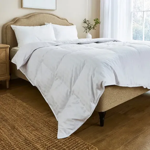 10.5 Tog Duvet Down Rich - White, Cotton image