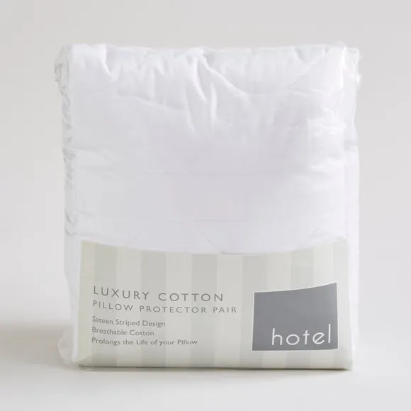 2-Pack Pillow Protectors Anti-Allergy - Cotton