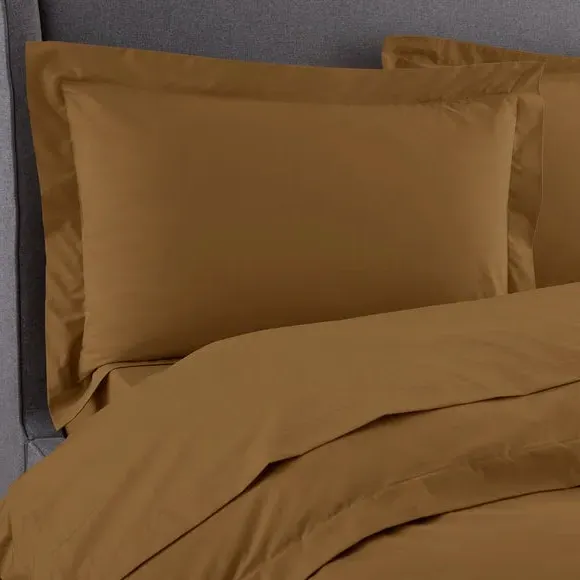 230 Thread Count Duvet Cover - Caramel, Cotton