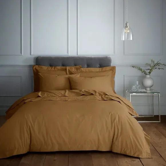 230 Thread Count Duvet Cover - Caramel, Cotton