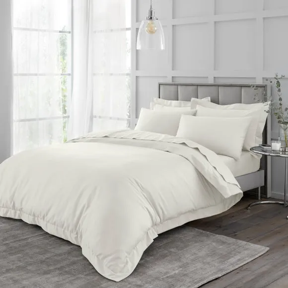 230 Thread Count Duvet Cover - Cream, Cotton