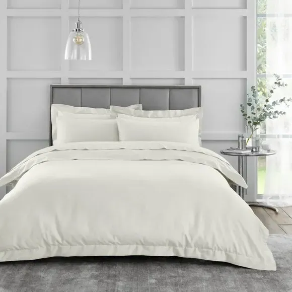 230 Thread Count Duvet Cover - Cream, Cotton