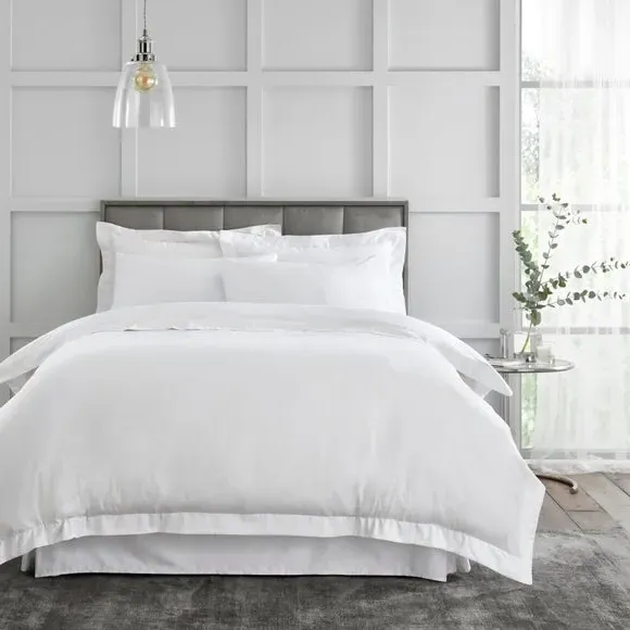 230 Thread Count Duvet Cover - White, Cotton