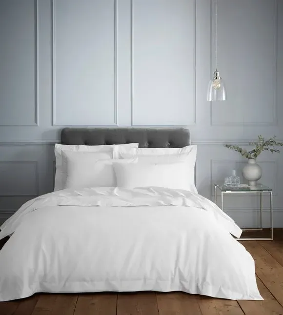 230 Thread Count Duvet Cover - White, Cotton