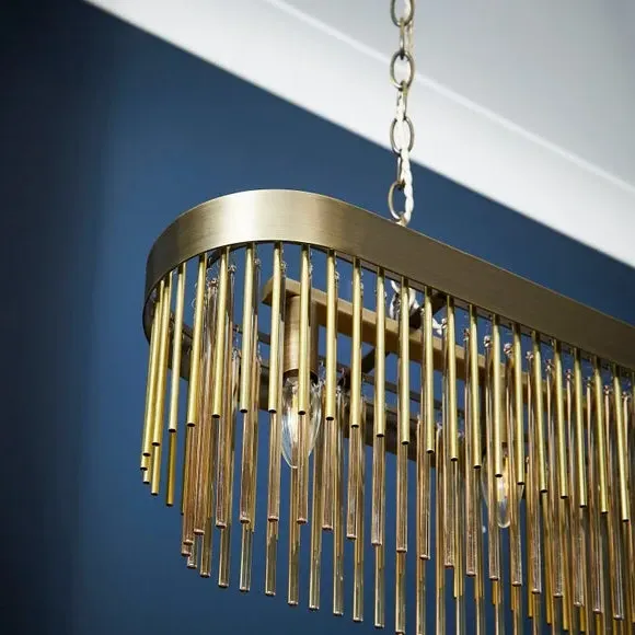 4 Light Adjustable Ceiling Light - Gold, Brass