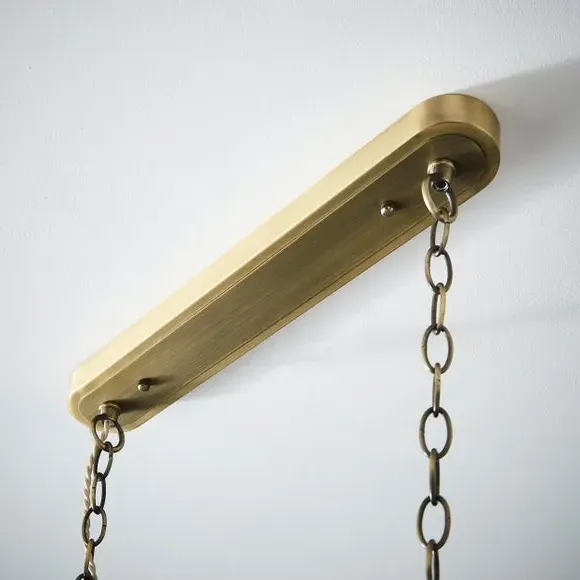 4 Light Adjustable Ceiling Light - Gold, Brass