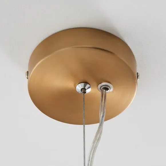 5-Light Ceiling Light with Adjustable Drop - Gold