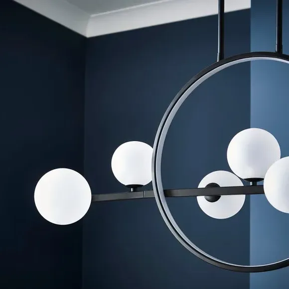 Adjustable LED Ceiling Light - Black, Metal