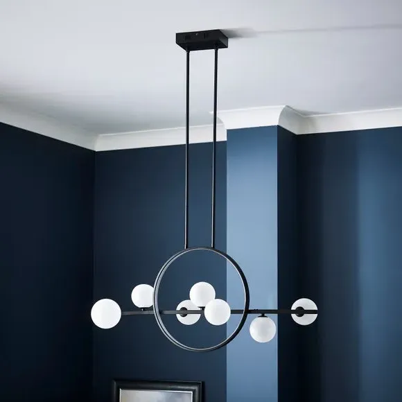 Adjustable LED Ceiling Light - Black, Metal