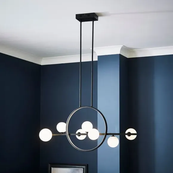 Adjustable LED Ceiling Light - Black, Metal