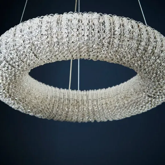 Adjustable Pendant Light with LED - White