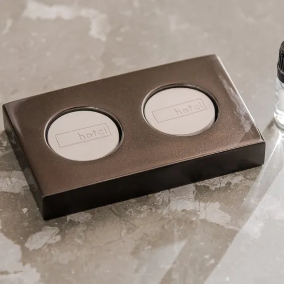 Aroma Stone Diffuser Set with Oil - Brown