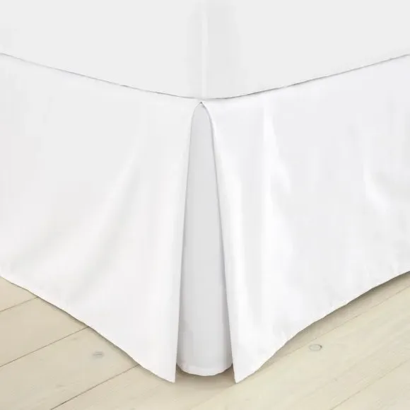 Bed Valance 230 Thread Count - White, Cotton