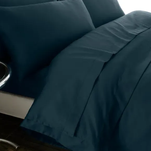 Cotton Sateen Flat Sheet - Raven, 230 Thread