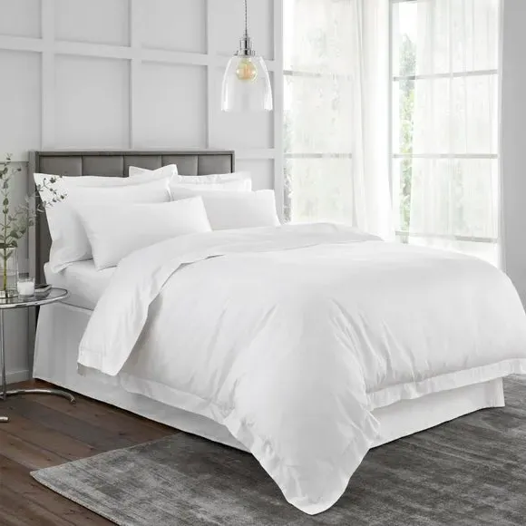 Cotton Sateen Flat Sheet - White, 230 Thread