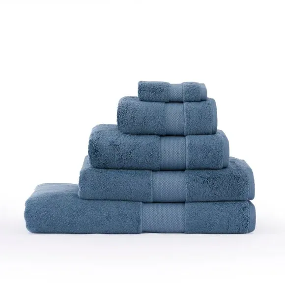 Cotton Viscose Towel 700 GSM - Atlantic Blue