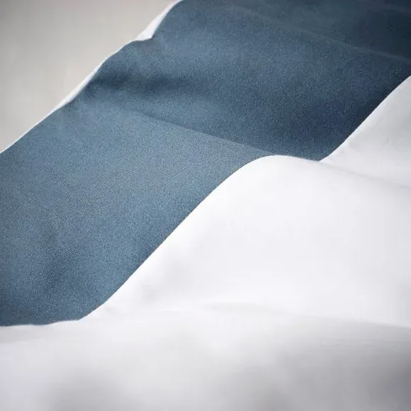 Duvet Cover Set with Pillowcase - Blue, Cotton