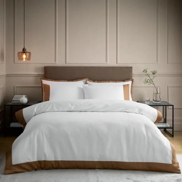 Duvet Cover Set with Pillowcase - Bronze, Cotton