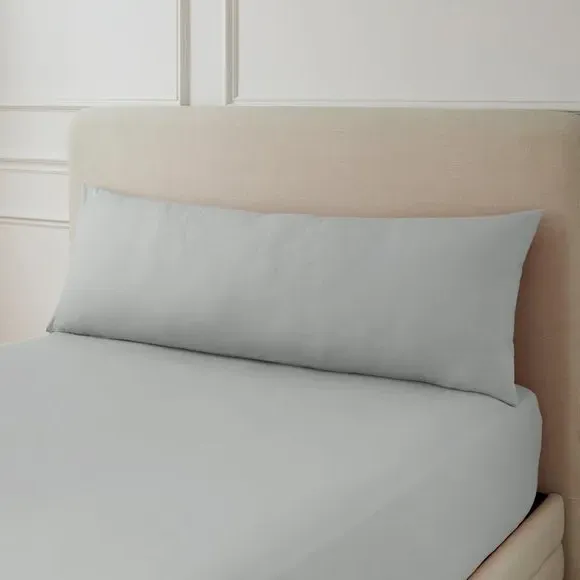 Large Body Pillowcase 230 Thread - Silver, Cotton